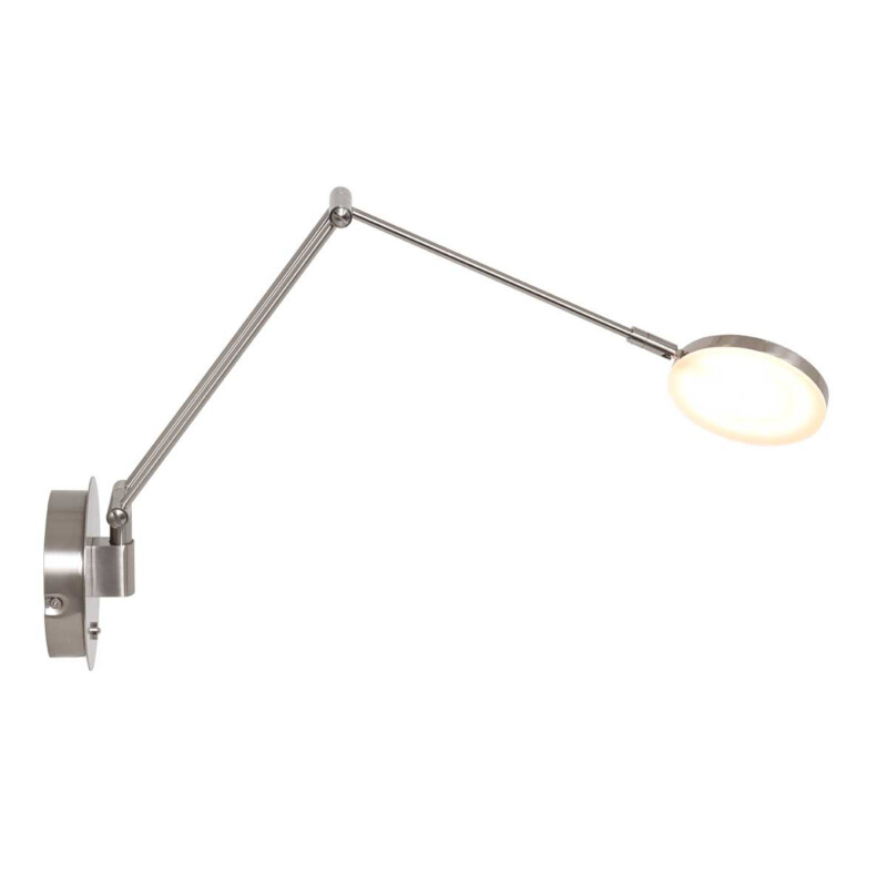 Aplique de pared redonda ajustable de color acero Steinhauer Soleil - Imagen 18