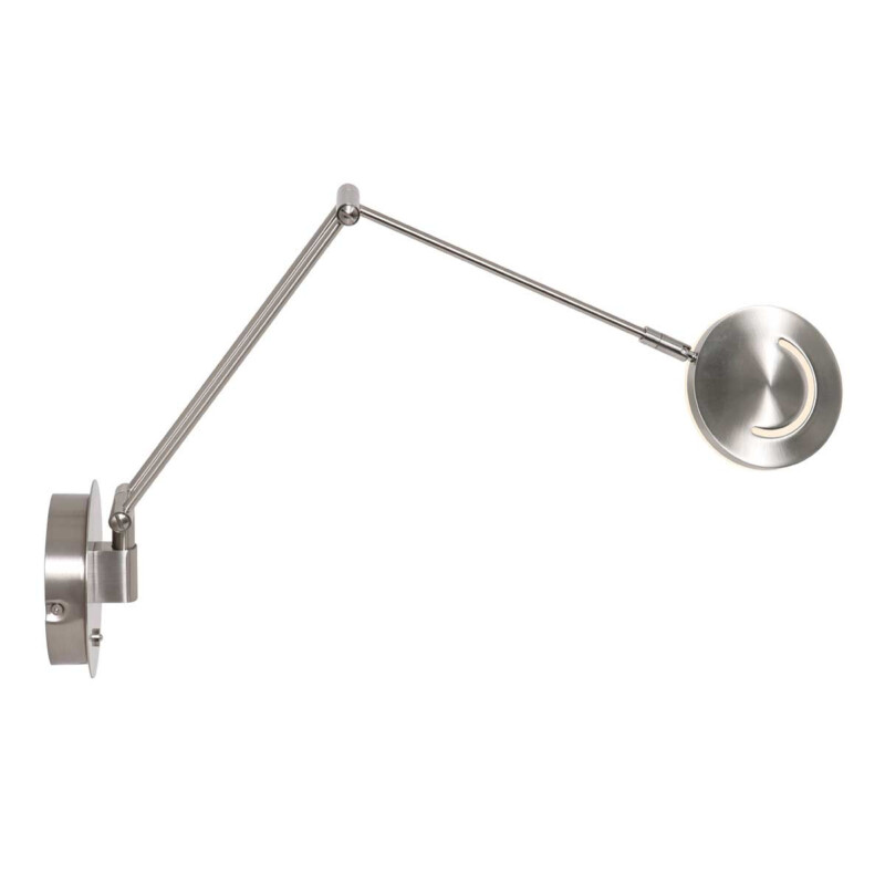Aplique de pared redonda ajustable de color acero Steinhauer Soleil - Imagen 19