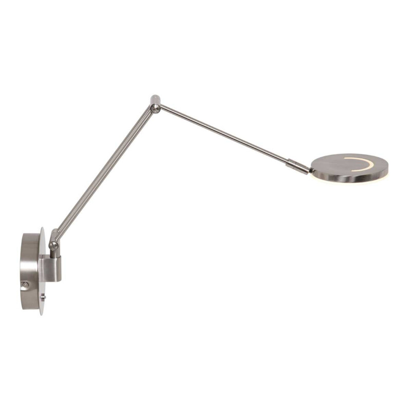 Aplique de pared redonda ajustable de color acero Steinhauer Soleil - Imagen 9