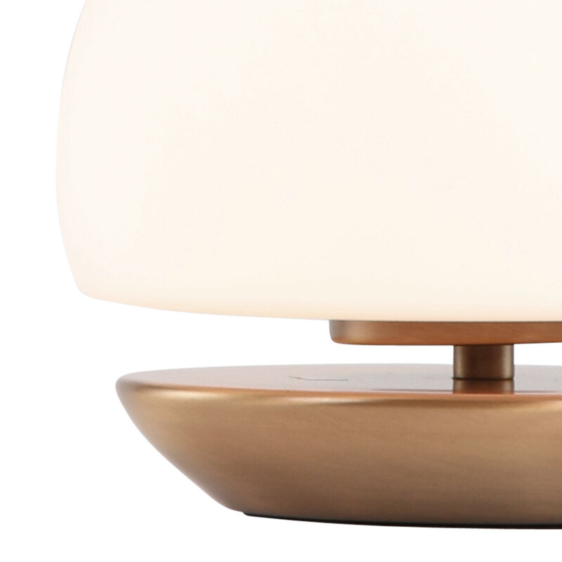 Lámpara de mesa esférica Steinhauer Ancilla LED color bronce - Imagen 4
