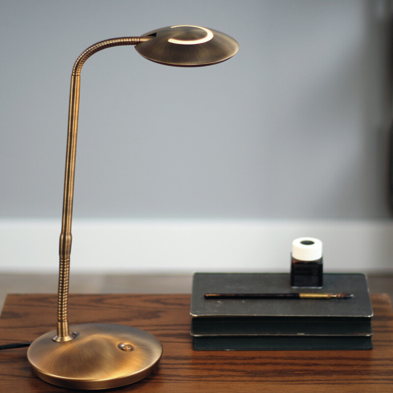 Lámpara de mesa LED color bronce - Imagen 3