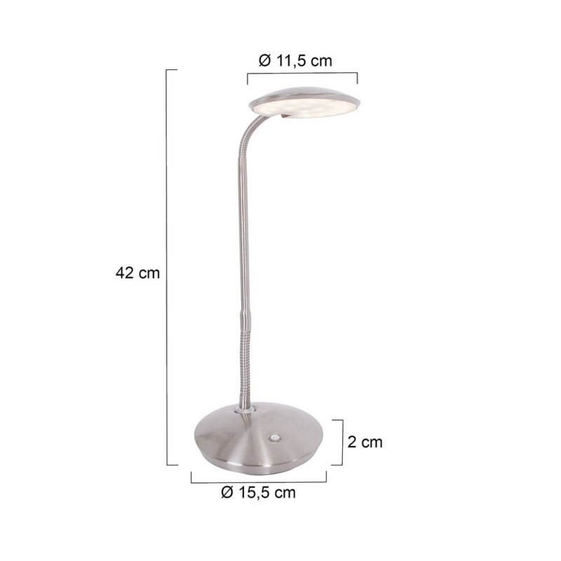 Lámpara de mesa LED moderna Steinhauer Zenith - Imagen 7