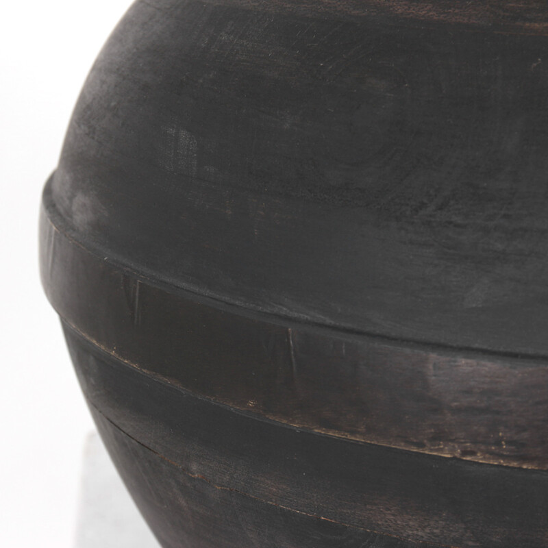 Lámpara de mesa de madera negra rural Anne Light & Home Lyons - Imagen 10