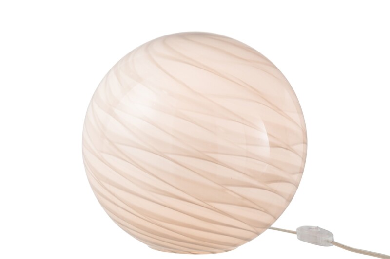 Lámpara de mesa moderna blanca con beige Jolipa Dany - Imagen 4