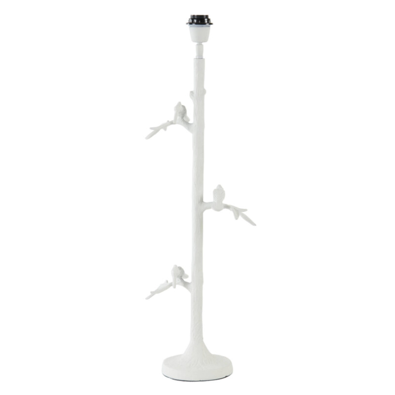 Lámpara de mesa moderna blanca con decoración de ave Light and Living Branch - Imagen 2