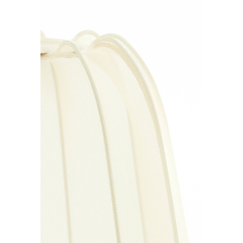 Lámpara de mesa moderna blanca con trípode Light and Living Plumeria - Imagen 5