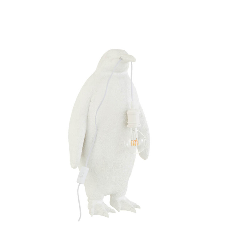 Lámpara de mesa moderna blanca de pingüino Jolipa Penguin Poly - Imagen 2