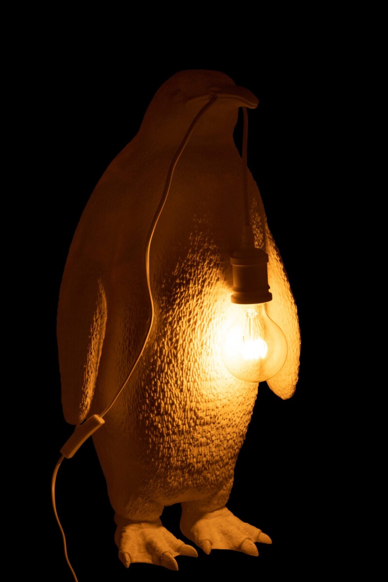 lampara-de-mesa-moderna-blanca-de-pinguino-jolipa-penguin-poly-37841-5