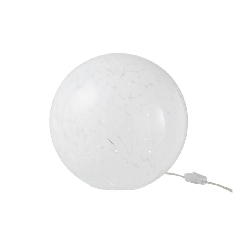 Lámpara de mesa moderna blanca esférica Jolipa Dany - Imagen 2