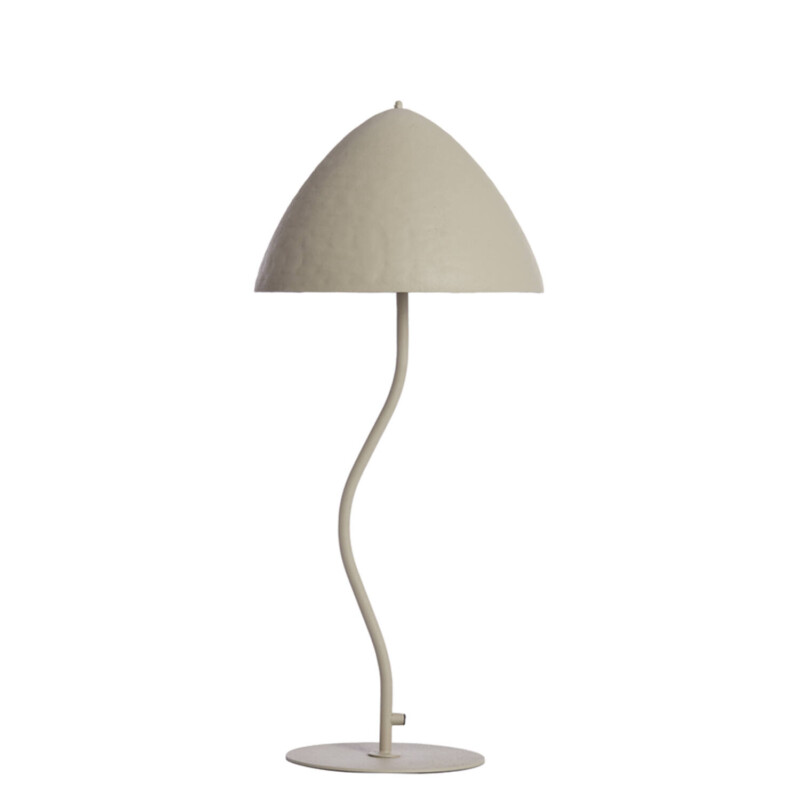 Lámpara de mesa moderna de metal beige Light and Living Elimo - Imagen 2