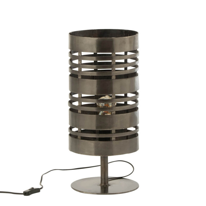 Lámpara de mesa moderna de metal con base Jolipa Kenya - Imagen 2