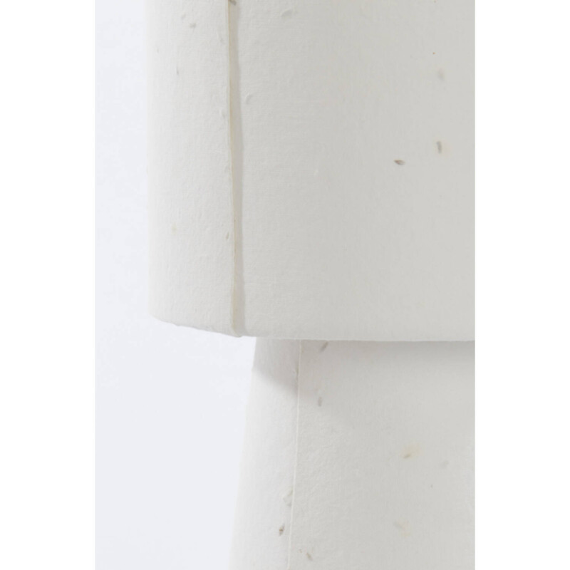 Lámpara de mesa moderna de tubo blanca Light and Living Raeni - Imagen 5