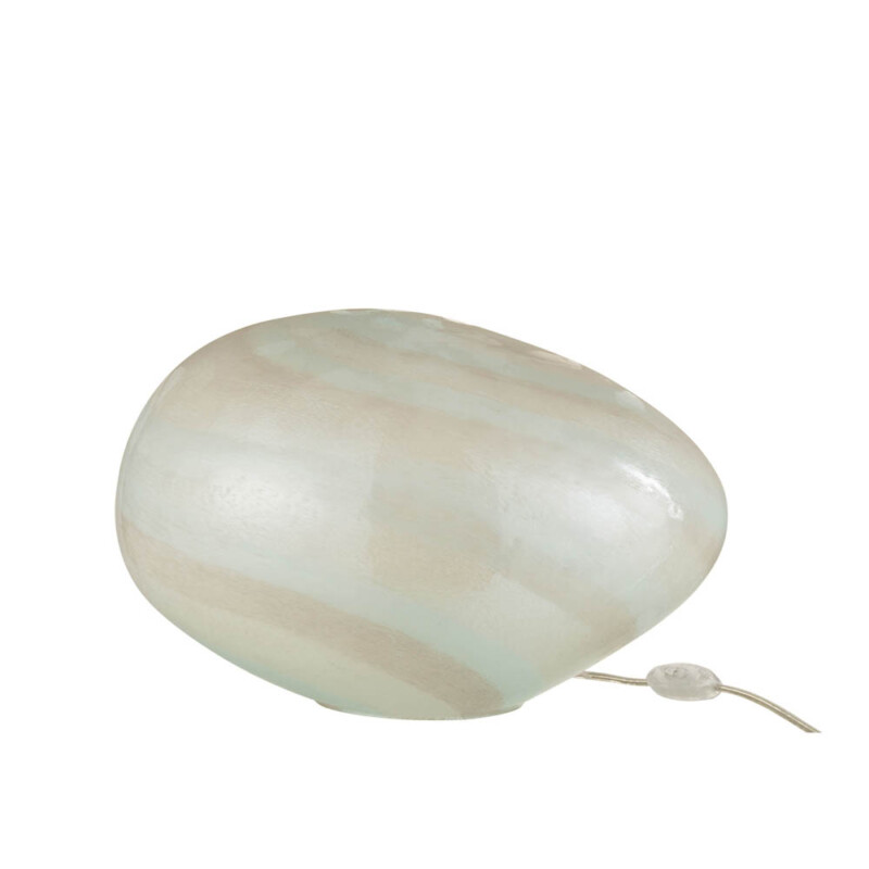 Lámpara de mesa moderna marrón con verde Jolipa Pearl - Imagen 2