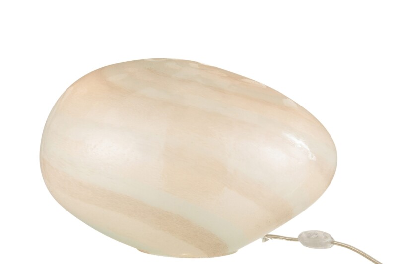Lámpara de mesa moderna marrón con verde Jolipa Pearl - Imagen 3