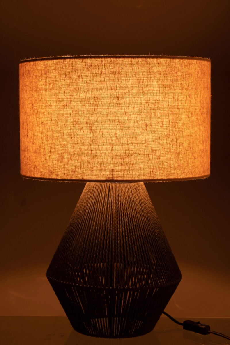lampara-de-mesa-moderna-negra-con-beige-jolipa-string-31414-5