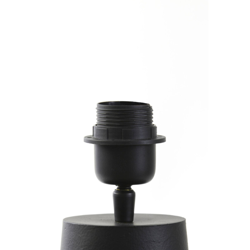 Lámpara de mesa moderna negra con pantalla en forma de esfera Light and Living Shaka - Imagen 3