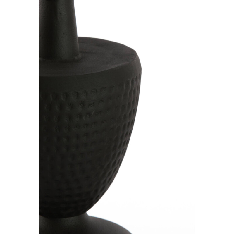 Lámpara de mesa moderna negra con relieve Light and Living Smith - Imagen 3