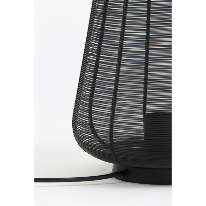 Lámpara de mesa moderna negra Light and Living Adeta - Imagen 4