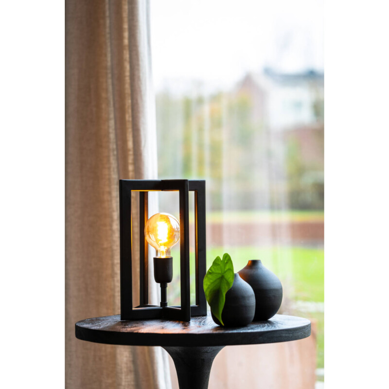 Lámpara de mesa moderna negra Light and Living Mace - Imagen 4