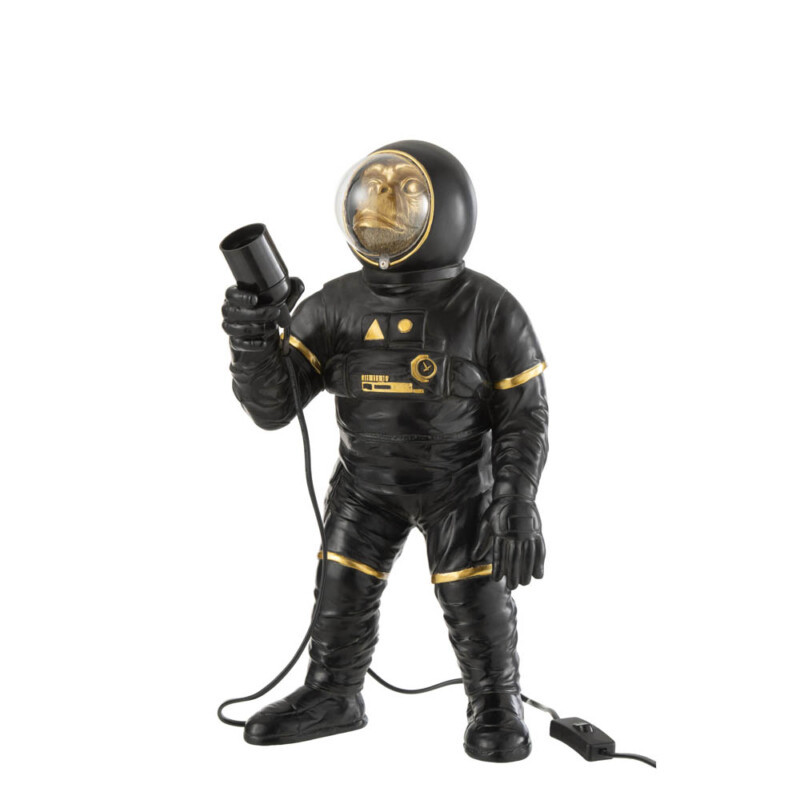 Lámpara de mesa moderna negra mono Jolipa Astronaut Poly - Imagen 2