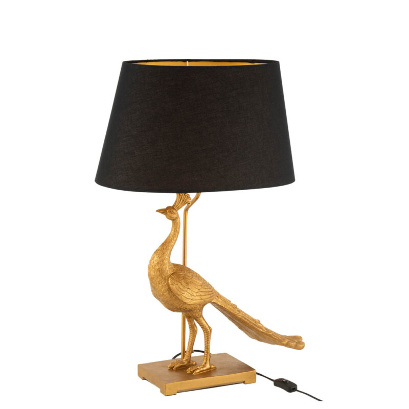 lampara-de-mesa-moderna-negra-pavo-real-dorado-jolipa-peacock-poly-16045-2