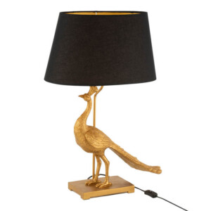 lampara-de-mesa-moderna-negra-pavo-real-dorado-jolipa-peacock-poly-16045