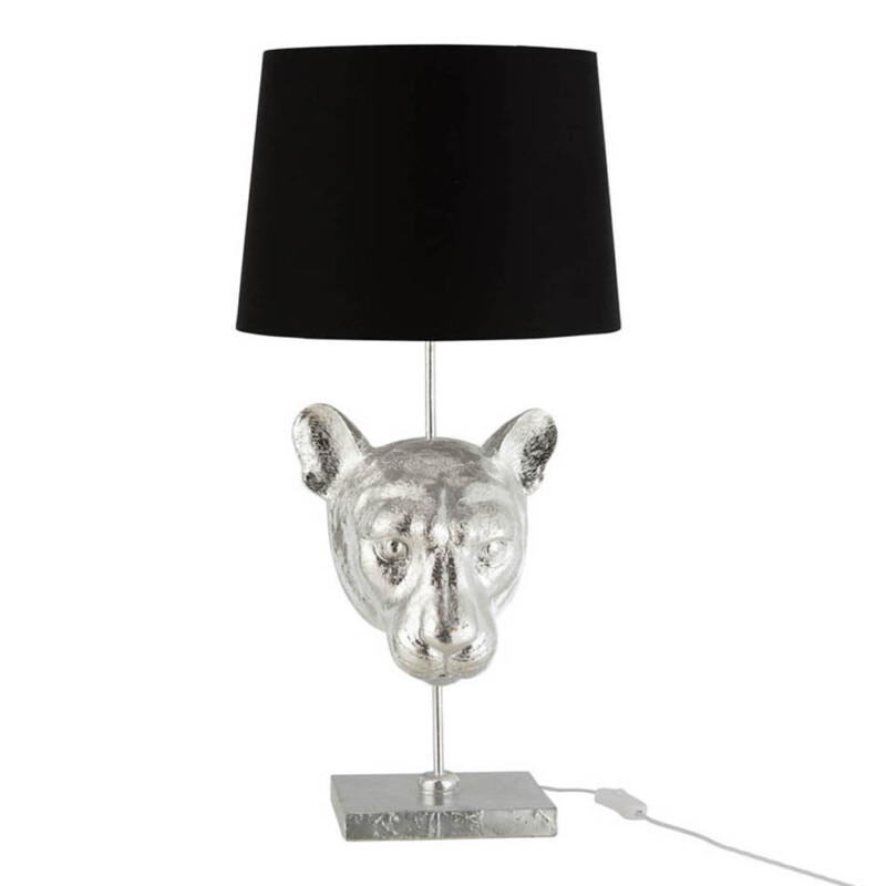 lampara-de-mesa-moderna-plata-con-negro-jolipa-leopard-poly-6456