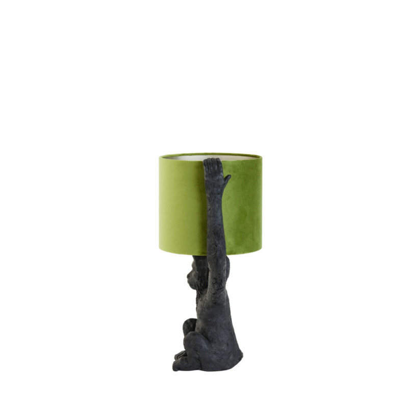 Lámpara de mesa mono negro africano verde Light and Living Monkey - Imagen 4