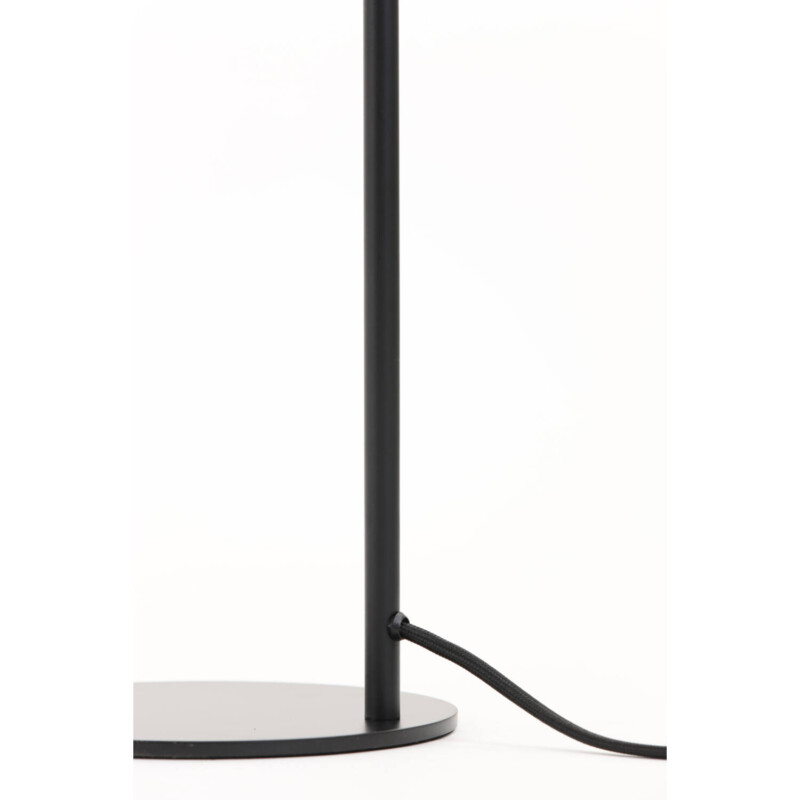 Lámpara de mesa negra moderna con pantalla abombada Light and Living Mette - Imagen 6