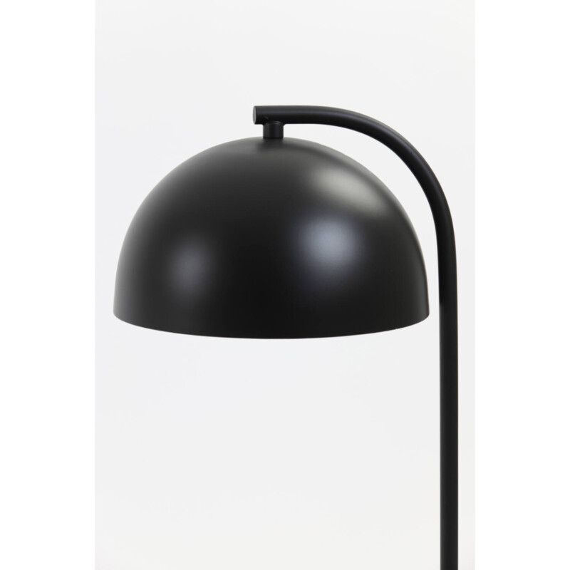 Lámpara de mesa negra moderna con pantalla abombada Light and Living Mette - Imagen 7