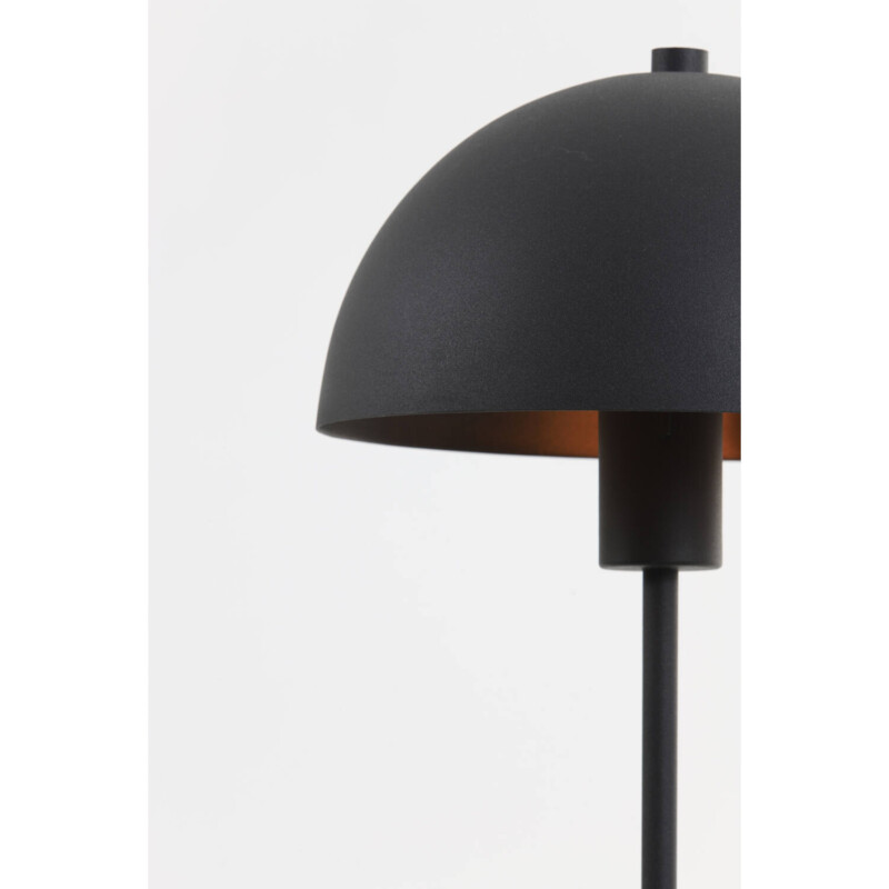 Lámpara de mesa negra moderna en forma de seta Light and Living Merel - Imagen 4
