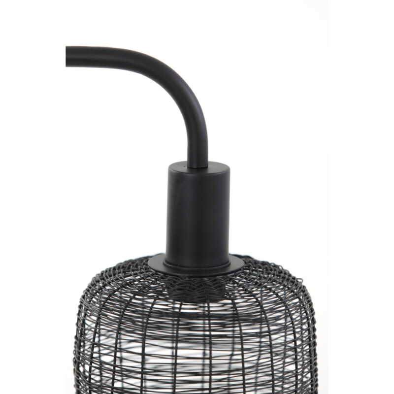 Lámpara de mesa negra moderna Light and Living Lekang - Imagen 6