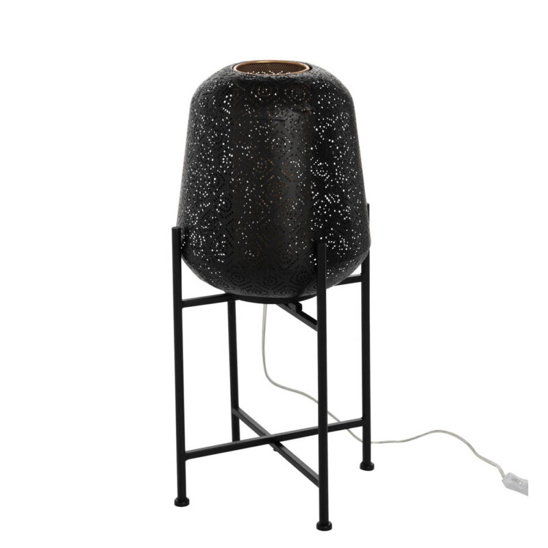 Lámpara de mesa oriental negra con base Jolipa Oriental - Imagen 2