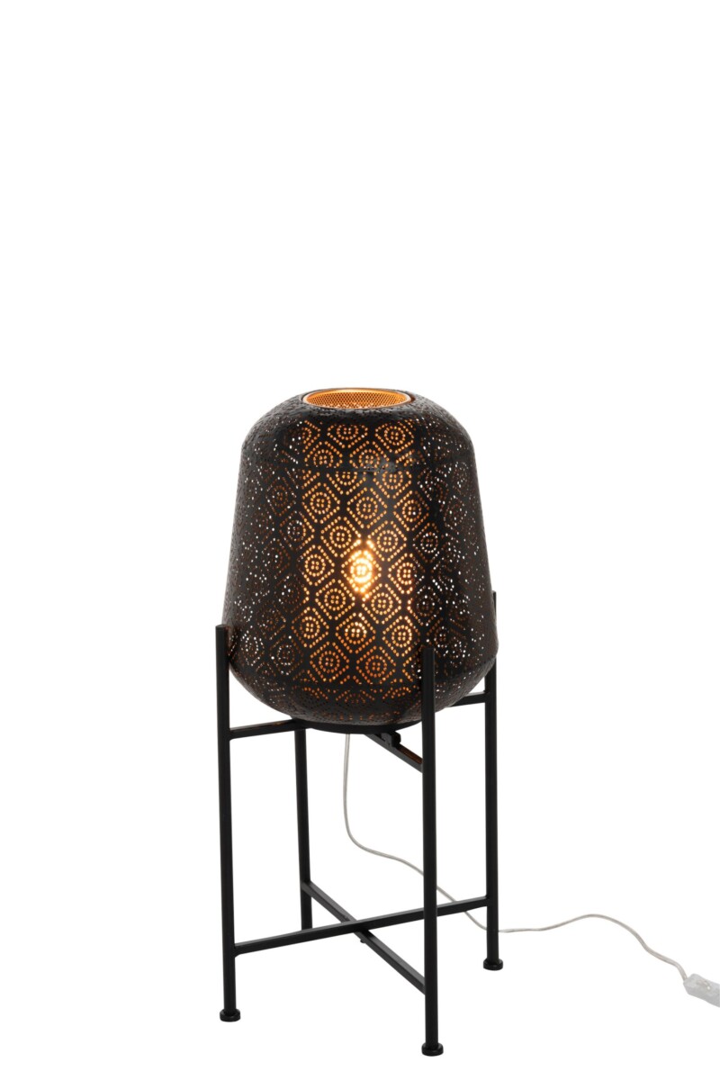 Lámpara de mesa oriental negra con base Jolipa Oriental - Imagen 3