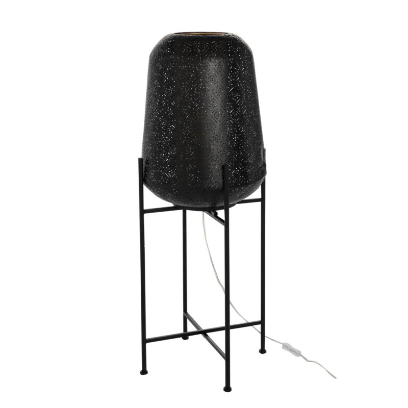 Lámpara de mesa oriental negra de malla fina Jolipa Oriental - Imagen 2