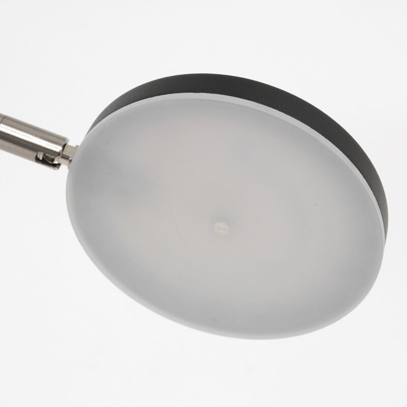 Aplique de pared negra flexible con placa de vidrio Steinhauer Soleil - Imagen 12