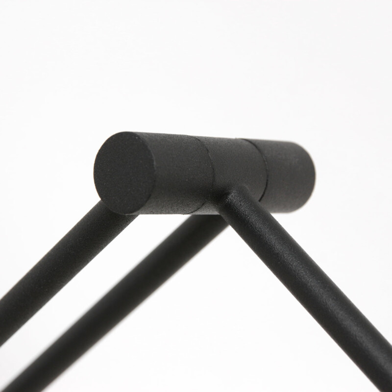 Aplique de pared negra flexible con placa de vidrio Steinhauer Soleil - Imagen 5