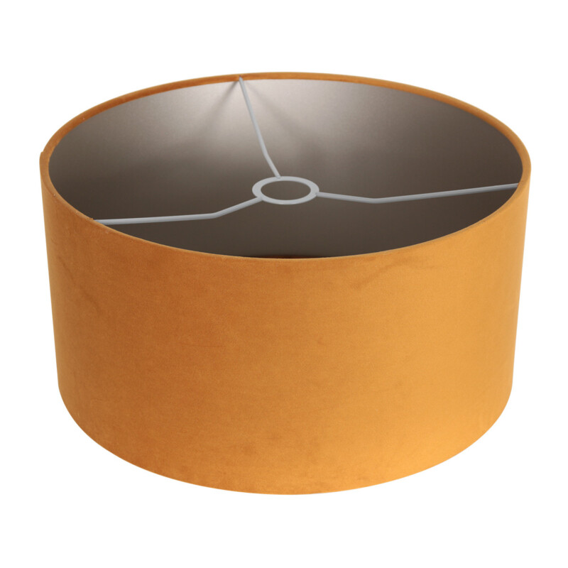 Lámpara de mesa retro negra con pantalla naranja Steinhauer Bois negroantiguo y dorado - Imagen 6