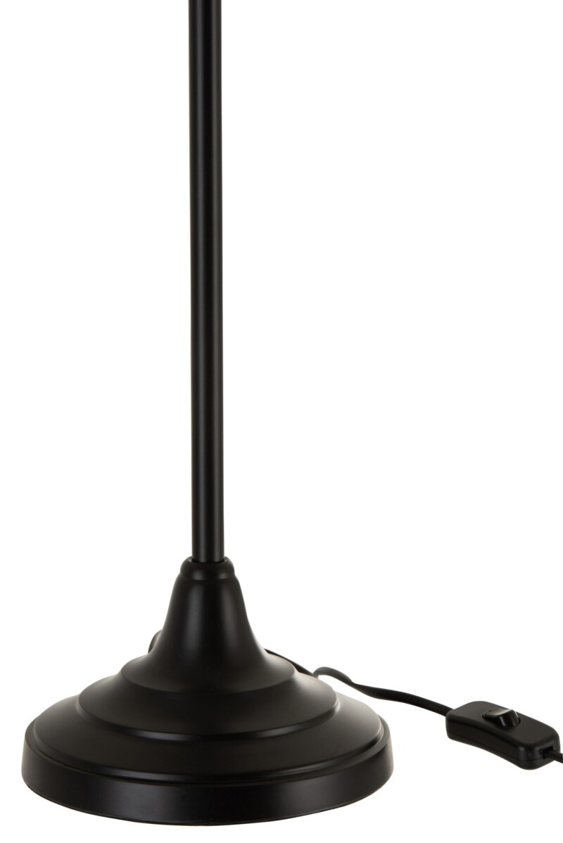 Lámpara de mesa retro negra con plata Jolipa Gavin - Imagen 5