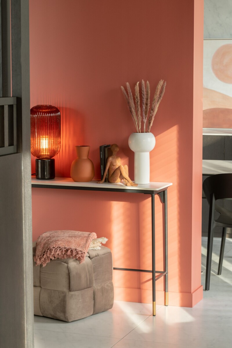 Lámpara de mesa retro negra de vidrio acanalado Jolipa Yufo - Imagen 7