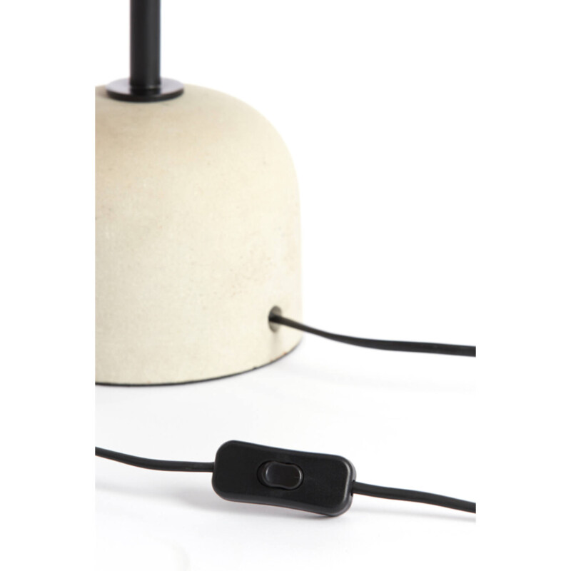 Lámpara de mesa rústica negra y beige Light and Living Joley - Imagen 5