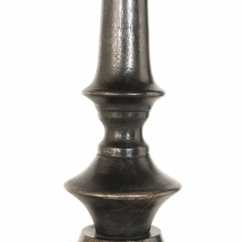Lámpara de mesa vintage azul con pie negro Steinhauer Bois negroantiguo y azul - Imagen 4