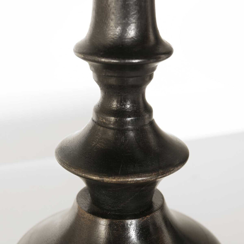 Lámpara de mesa vintage azul con pie negro Steinhauer Bois negroantiguo y azul - Imagen 9