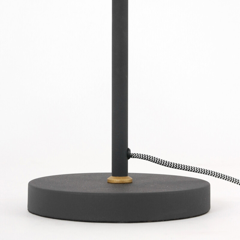 Lámpara de mesa de metal negro industrial Mexlite Nove - Imagen 11