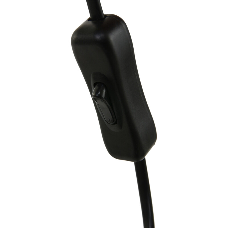 Lámpara de pared industrial negro con foco ajustable Steinhauer Spring - Imagen 12