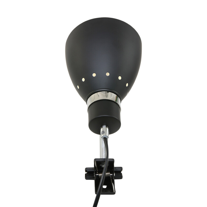 Lámpara de pared industrial negro con foco ajustable Steinhauer Spring - Imagen 4