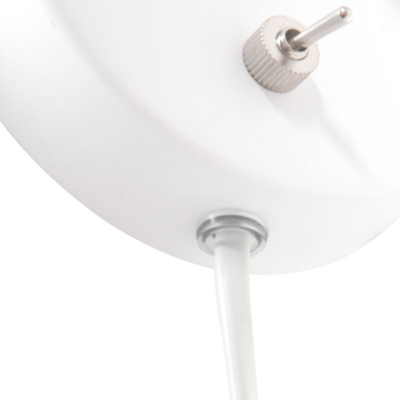 Aplique de pared blanca de metal con brazo flexible Mexlite Upround - Imagen 10
