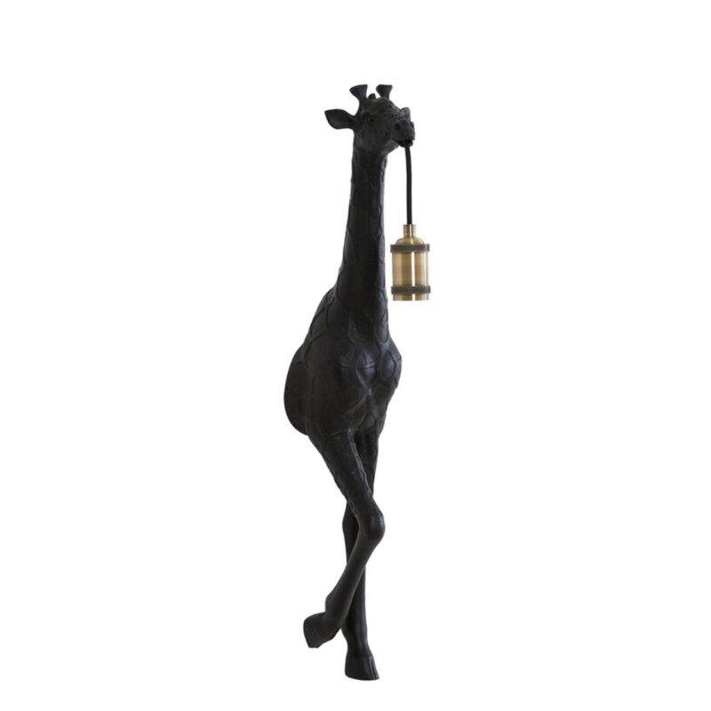 Lámpara de pared africana negra con diseño de jirafa Light and Living Giraffe - Imagen 2