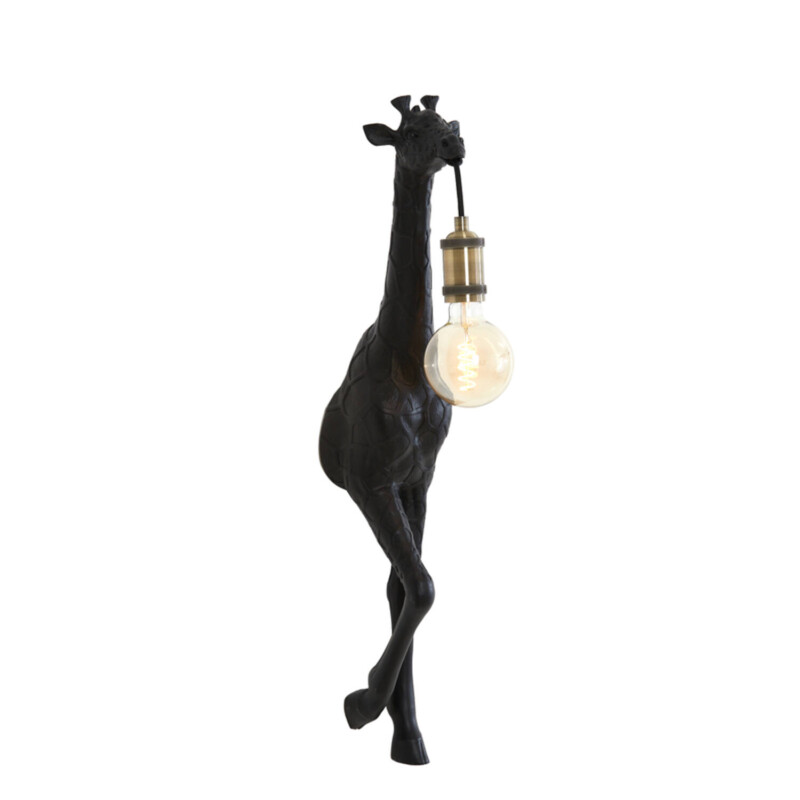 Lámpara de pared africana negra con diseño de jirafa Light and Living Giraffe - Imagen 6