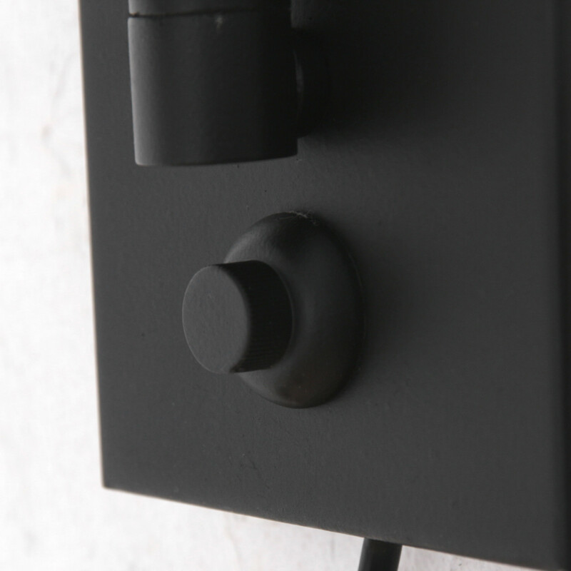 Lámpara de pared ajustable en negro con tulipa étnica Steinhauer Prestige chic naturel y negro - Imagen 12